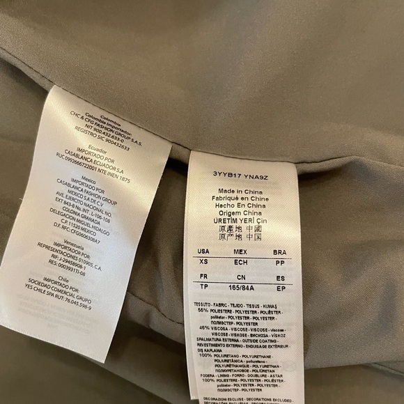 New - Armani Exchange vegan leather utility/bike jacket - Picture 4 of 11